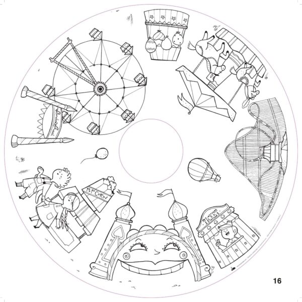 Recarga de 20 hojas para colorerar - Fun activities - The Drawin'table Home Edition