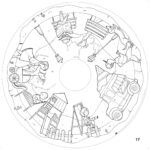 Recarga de 20 hojas para colorerar - Fun activities - The Drawin'table Home Edition - Imagen 5