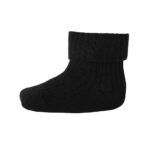 Calcetines canalé l LANA DE MERINO l NEGRO 66