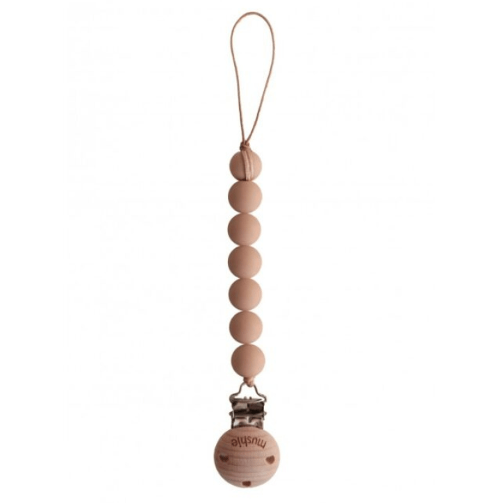 Mushie-Pale-Taupe_7d6139b8b57f75b39def409369ed8114 Sujetachupetes MUSHIE - Pale Taupe - Imagen 1