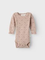 Body punto calado floral | Rosa antiguo - Imagen 4