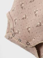 Body punto calado floral | Rosa antiguo - Imagen 3