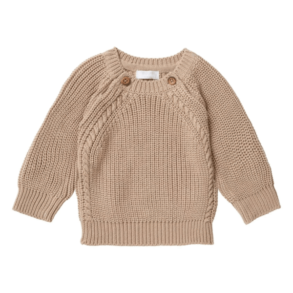 Jersey punto grueso TIFTON | Taupe