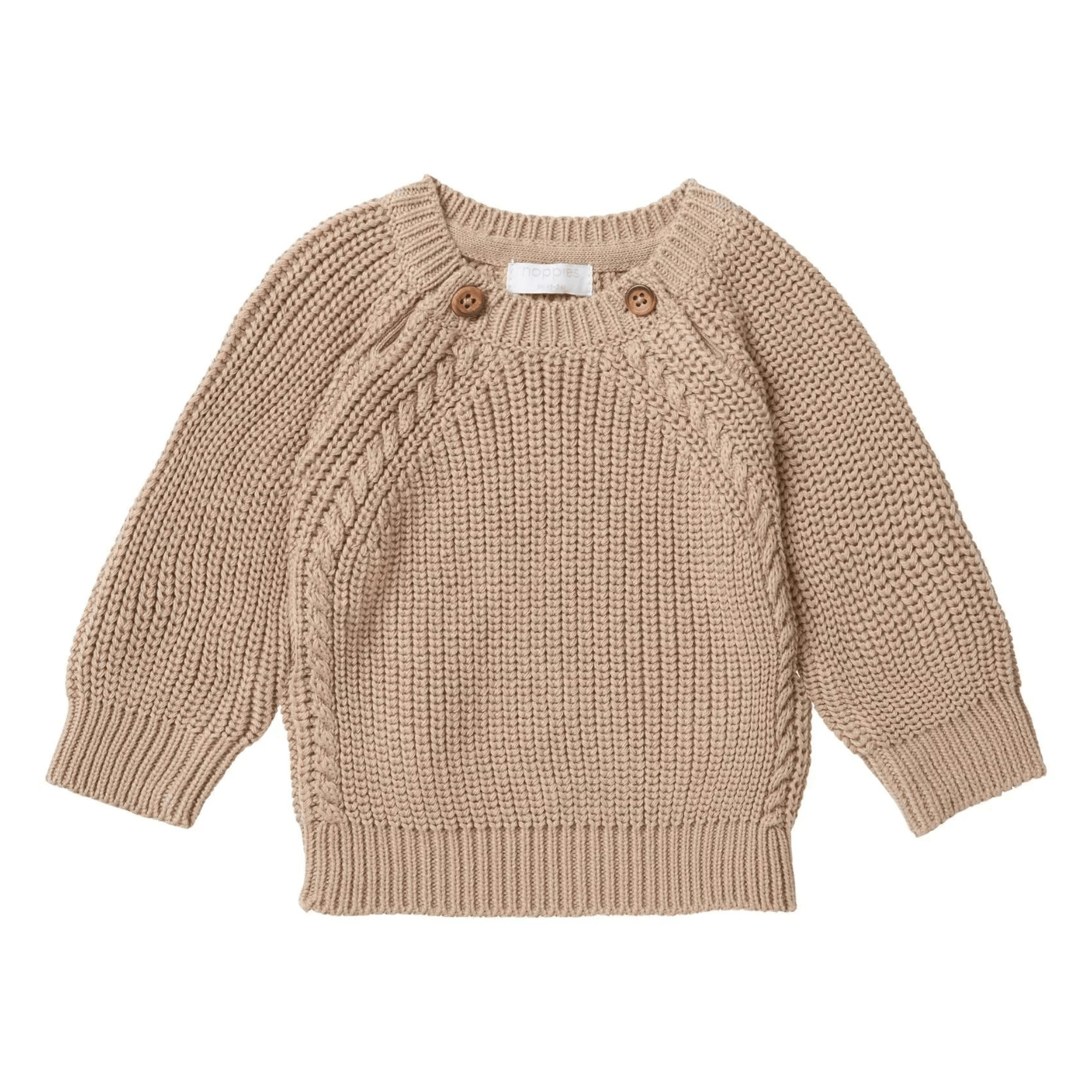 Noppies-32_7940465872b34cd89dc83627f76e31e0 Jersey punto grueso TIFTON | Taupe - Imagen 1