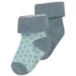 Pack x2 calcetines DOT grey mint