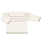 Jersey punto bobo rayas IGGY - Cream grey - Imagen 5
