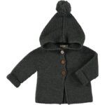 Abrigo punto bobo PETER - Dark Grey