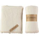 Muselina grande  PLAID | Cream