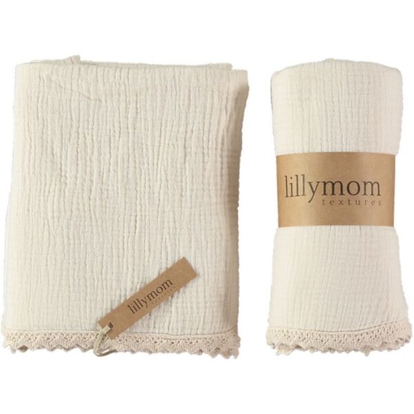 Muselina grande  PLAID | Cream
