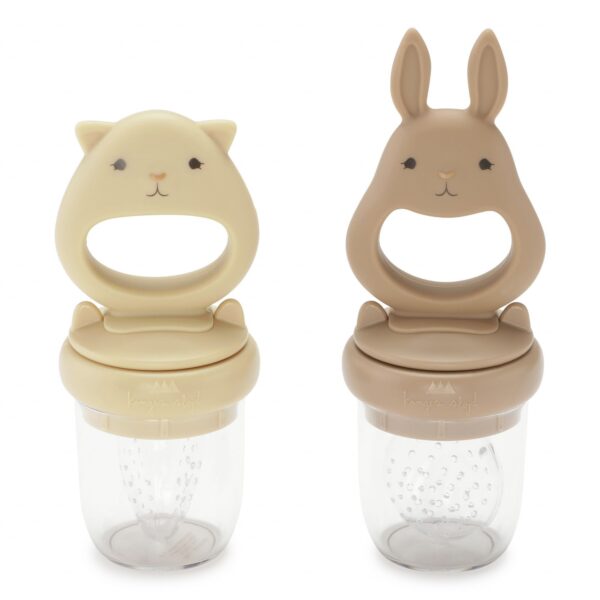 CHUPETE ALIMENTADOR FRUTAS BUNNY- Bark/Shell