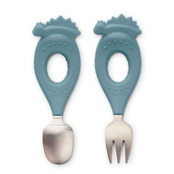 Juego de cubiertos infantil inox STANLEY | Dino Whale Blue