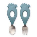 Juego de cubiertos infantil inox STANLEY | Dino Whale Blue - Imagen 3