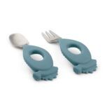 Juego de cubiertos infantil inox STANLEY | Dino Whale Blue - Imagen 2