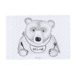 Mantel Individual Oso Azul