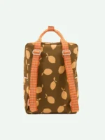Mochila Grande - Farmhouse | Special edition lemons | Soil green - Imagen 4