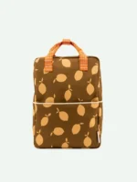 Mochila Grande - Farmhouse | Special edition lemons | Soil green