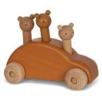 Coche Pop-Up ositos madera