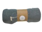 Manta de punto chickpea KURT - Ocean