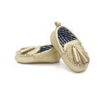 Zapato mocasín l BORLAS PIEL DORADO - Imagen 2