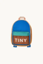 Mochila Tiny l COLOR BLOCK AZUL MARRON