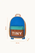 Mochila Tiny l COLOR BLOCK AZUL MARRON - Imagen 5
