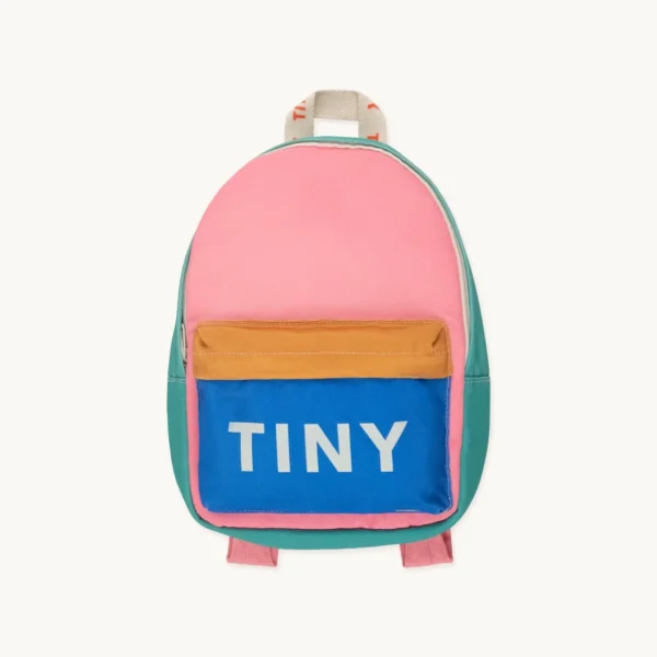 Mochila Tiny l COLOR BLOCK ROSA AZUL