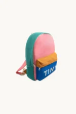 Mochila Tiny l COLOR BLOCK AZUL MARRON - Imagen 7