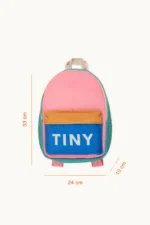 Mochila Tiny l COLOR BLOCK AZUL MARRON - Imagen 6