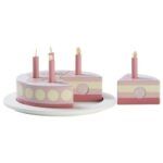 Tartal de cumpleaños madera - Rosa - Imagen 2