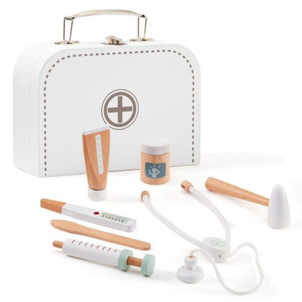 Maletín de médico blanco