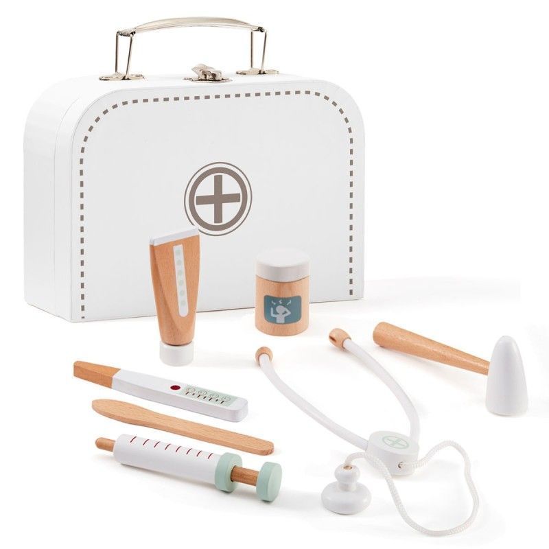doctors-case-white-kids-concept_97da8b17defbc18de3b0c8660e9b6d26 Maletín de médico blanco - Imagen 1
