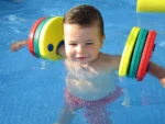 Manguitos de natación / Discos flotador de aprendizaje DELPHIN - Imagen 2