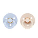 Pack 2 Chupetes BIBS - 6-18M Baby Blue/Ivory
