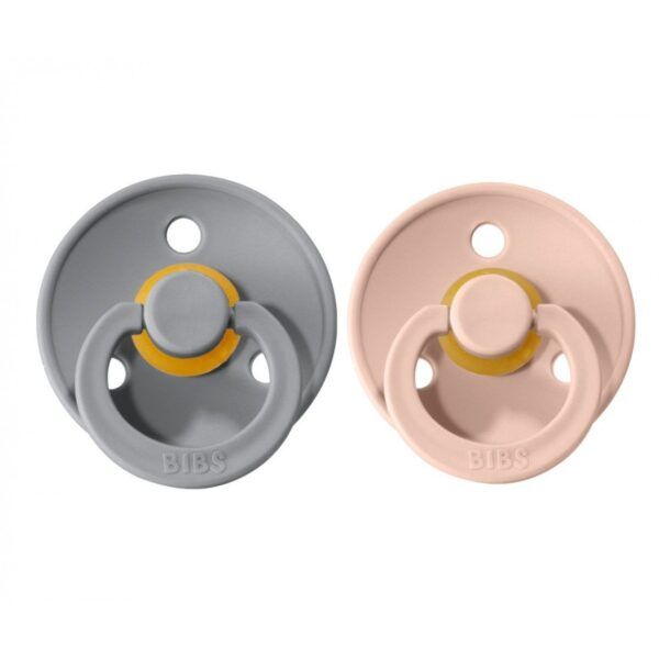 Pack 2 Chupetes BIBS - 0-6M Cloud/Blush