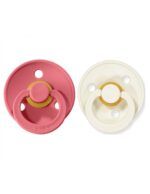 Pack 2 Chupetes BIBS - 6-18M Coral/Ivory