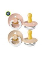 Pack 2 Chupetes BIBS Nocturnos- 0-6M Blush/Vanilla - Imagen 2