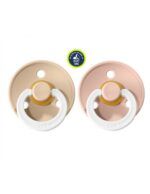 Pack 2 Chupetes BIBS Nocturnos- 6-18M Blush/Vanilla