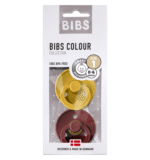 Pack 2 Chupetes BIBS - 6-18M Mustard/Wine - Imagen 3