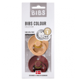 Pack 2 Chupetes BIBS - 6-18M Wine/Peach - Imagen 3