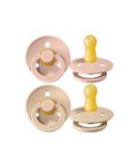 Pack 2 Chupetes BIBS Round 0-6M | Blush/Vanilla - Imagen 5