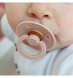 Pack 2 Chupetes BIBS Round 6-18M | Blush/Ivory - Imagen 4
