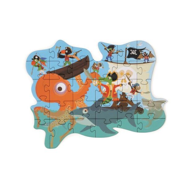 Puzzle Contorno 29 piezas - PIRATAS