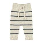 Pantalón punto rayas GUIDO | Cream Dark Grey - Imagen 2