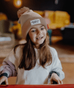Gorro | COLOR BLOCK - Coffee - Imagen 3