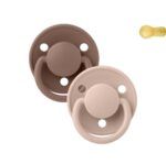 Pack 2 Chupetes BIBS  De Lux 6-18M | Woodchuck/Blush