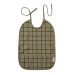 Babero Plastificado Lai | Check Khaki