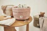 Cesta para cambiador - Grain Knit | Wild Rose - Imagen 2