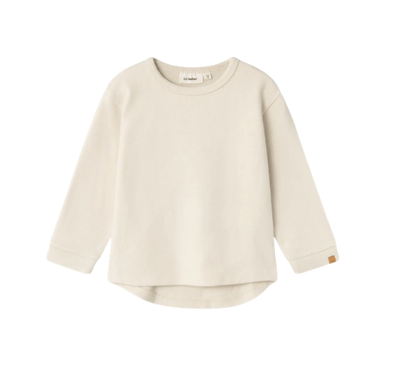 Camiseta-beige-bebe-Thoro-LilAtelier Camiseta | ML AFELPADA BEIGE THORO BABY - Imagen 1