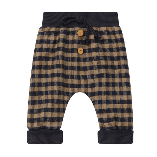 Pantalón sarga vichy | Indigo