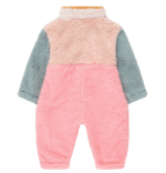 Mono sherpa | COLOR BLOCK ROSA VERDE - Imagen 2